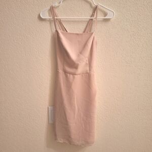 BCBG strappy pink mini dress size 4